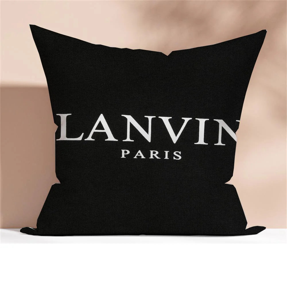 Duplex Printing L-Lanvin Cushion Cover Decorative Pillows for Sofa Cushions Cover Personalized Gifts Throw Pillow Covers Home