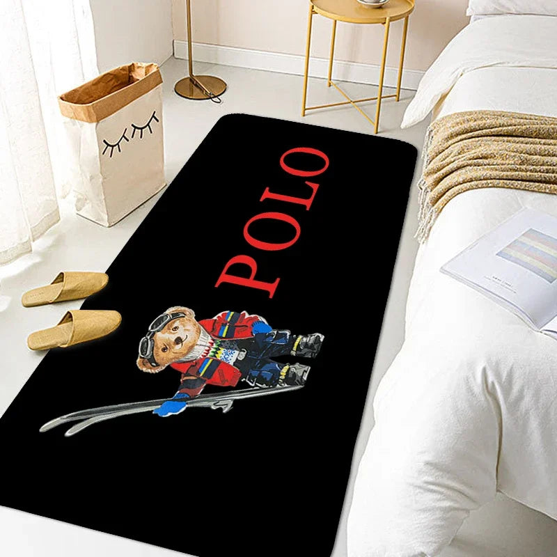 Carpet for Bedroom A-Polos Hallway Toilet Bathroom Mat Washable Non-slip Kitchen Rug Doormat Entrance Door Home Decorations