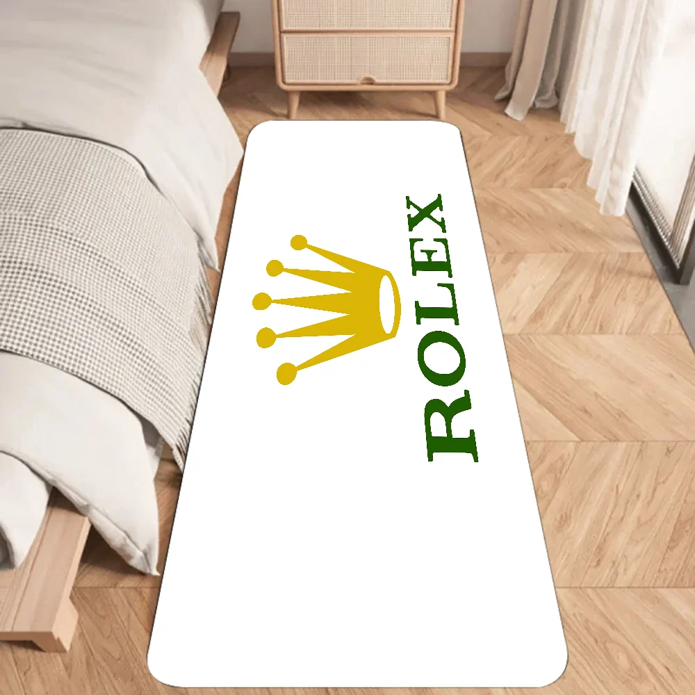 R-Rolex-s Watch Floor Mat Graphic Printed Flannel Doormats for Bathroom Kitchen Entrance Carpet Home Decor