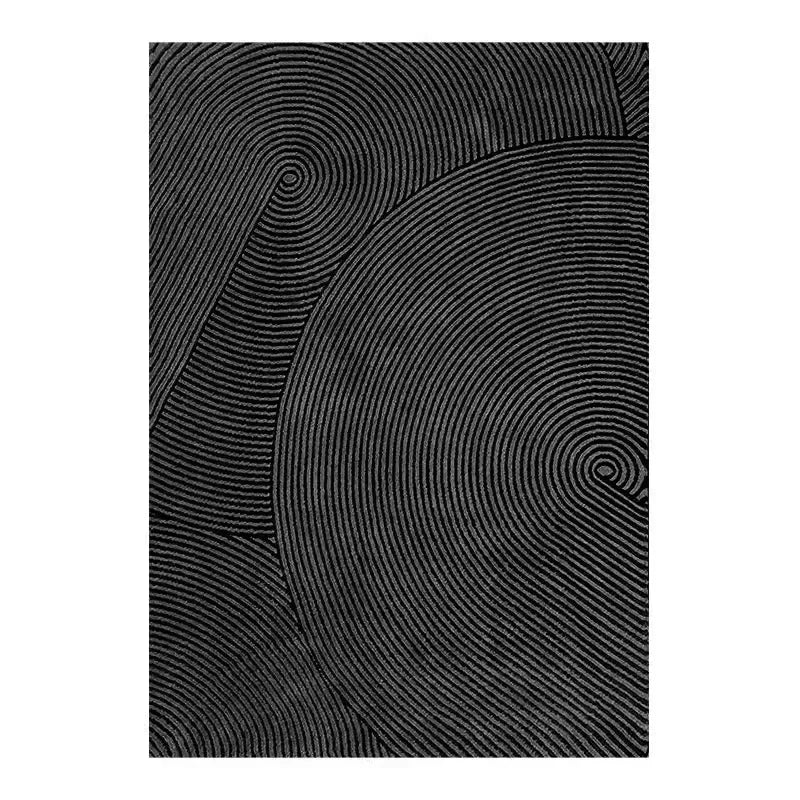 Keep Off Area Rugs Grey 3D Printed Modern Large Carpet Non-Slip Floor Mat Rug for Bedroom Livingroom Playroom Home Decor Mats