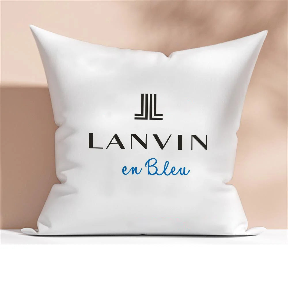 Duplex Printing L-Lanvin Cushion Cover Decorative Pillows for Sofa Cushions Cover Personalized Gifts Throw Pillow Covers Home