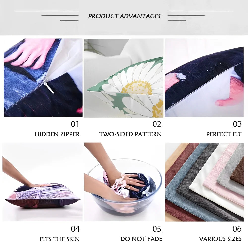 Fashion Pillow Cases Pillow Cover Brands Pillowcase Small Cushion Cover Cover for Pillow Gu-gucci-i Decorative Cushions for Sofa