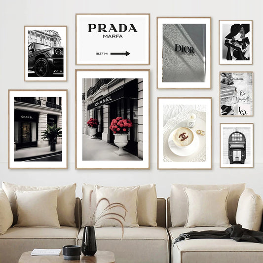 Luxury Designer-Inspired Canvas Wall Art – Premium Home Décor