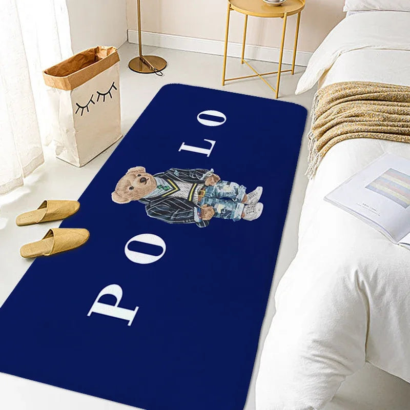 Carpet for Bedroom A-Polos Hallway Toilet Bathroom Mat Washable Non-slip Kitchen Rug Doormat Entrance Door Home Decorations